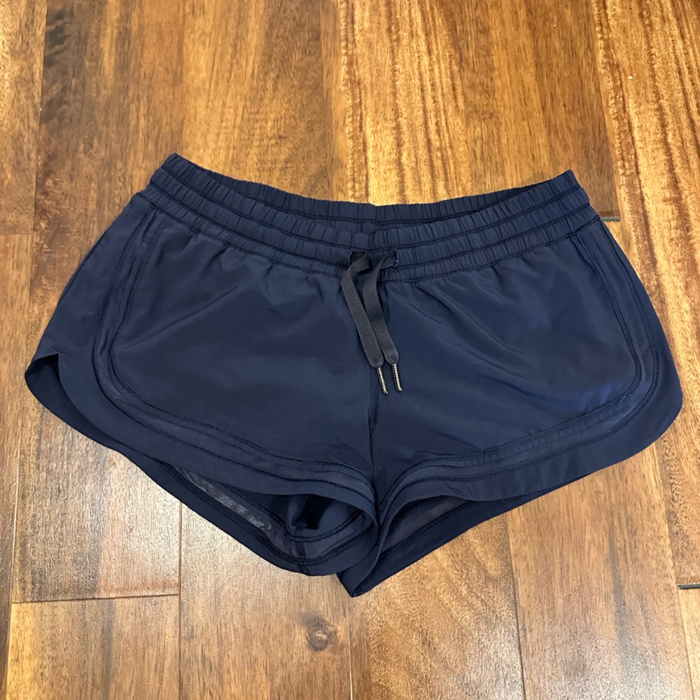 Lululemon Navy Drawstring Shorts 8